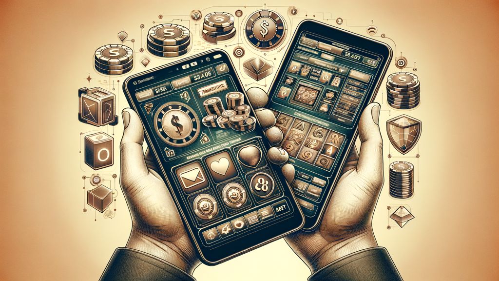 Zahlungsmethoden und Transaktionen auf Smartphone und Tablet
